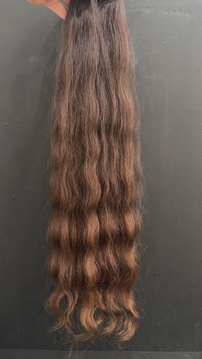 PRE-BONDED VIRGIN SLAVIC DEEP WAVE CURLY 58cm : 59g