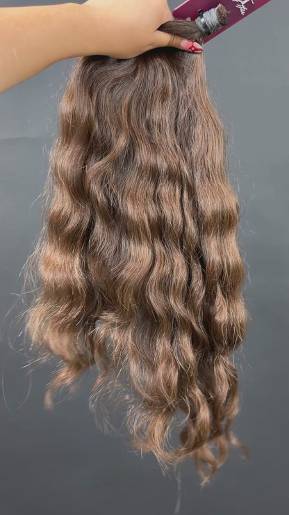 BULK VIRGIN SLAVIC WAVY 55cm : 123g