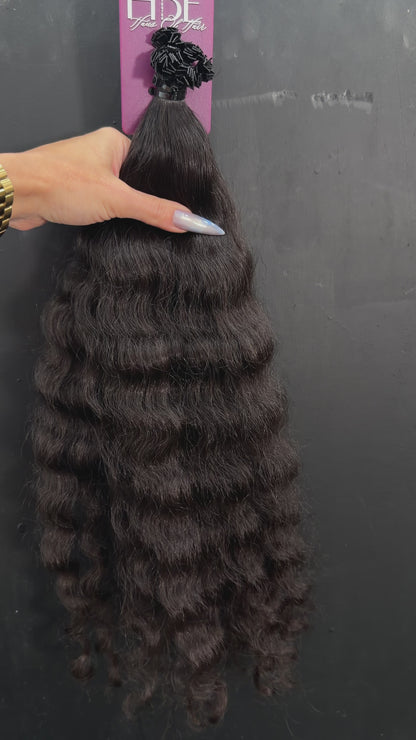 VIRGIN SLAVIC CURLY 52cm : 68g