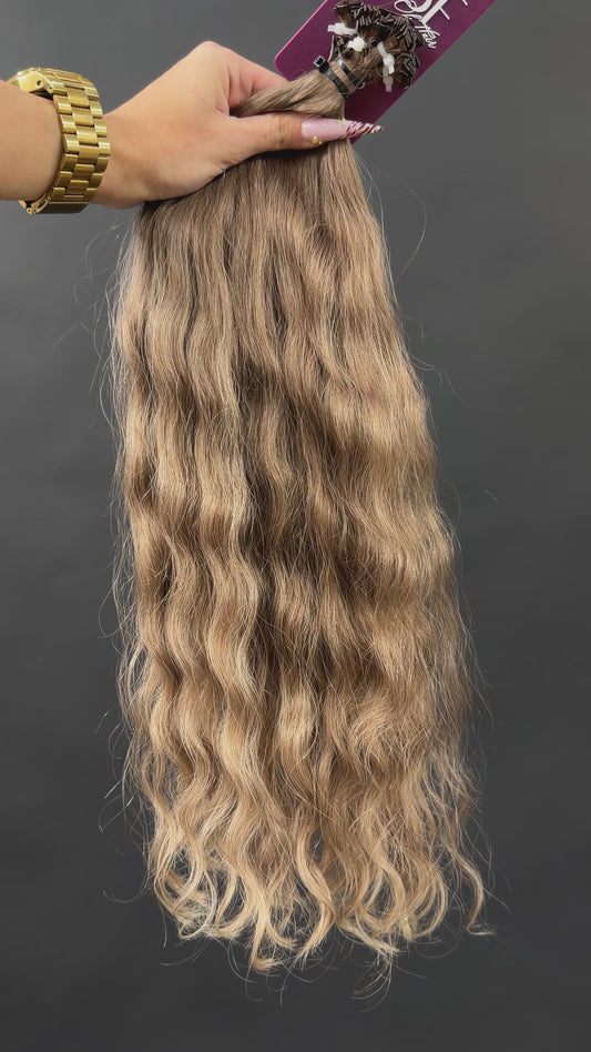 PRE-BONDED COLORED SLAVIC WAVY 50cm : 84g
