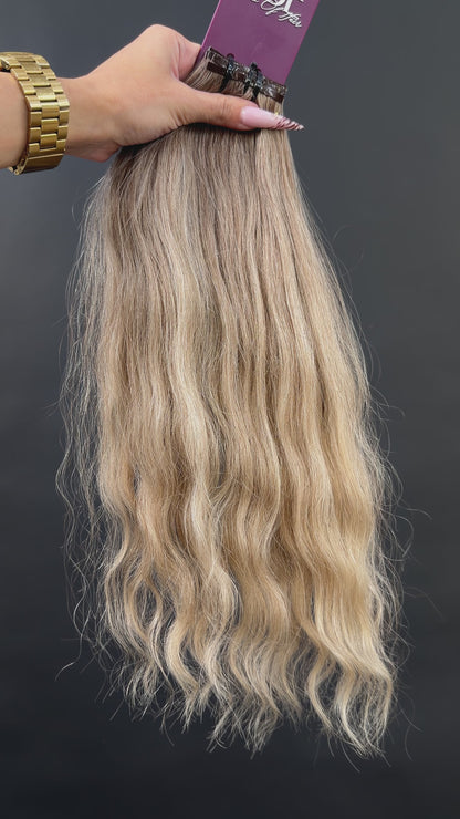 PRE-BONDED VIRGIN SLAVIC WAVY 44cm : 70g