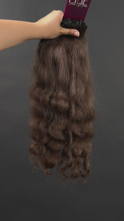 PRE-BONDED VIRGIN SLAVIC CURLY 46cm : 77g