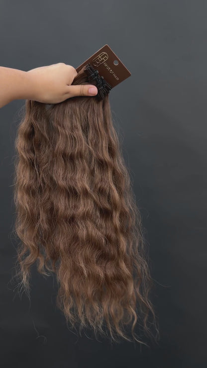PRE-BONDED COLORED SLAVIC WAVY 43cm : 77g