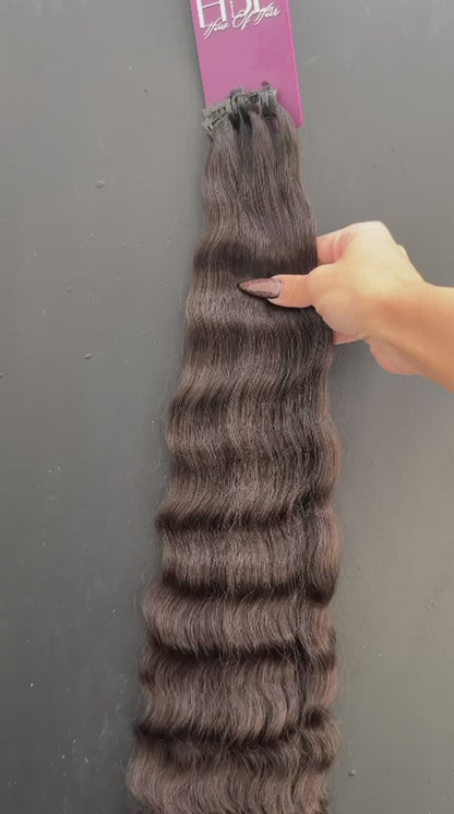 VIRGIN SLAVIC CURLY 60cm : 52g