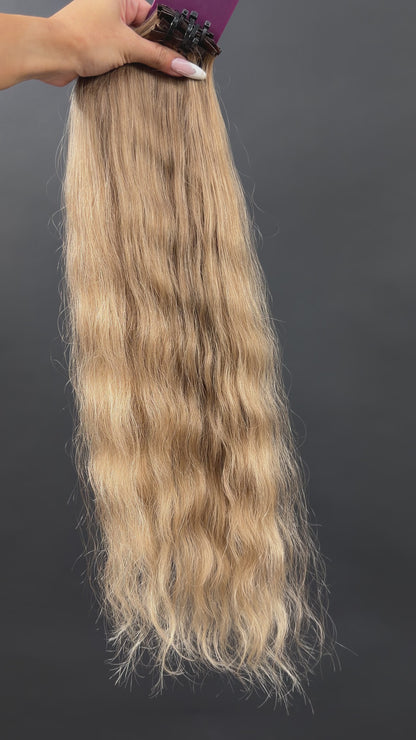 PRE-BONDED COLORED SLAVIC DEEP WAVE 56cm : 70g