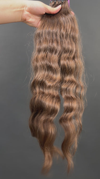 PRE-BONDED VIRGIN SLAVIC WAVY 46cm : 53g