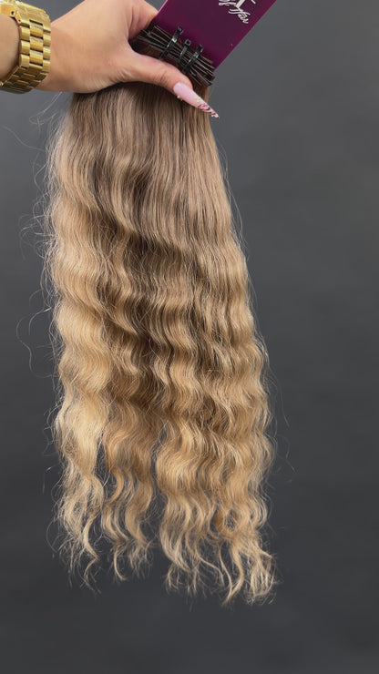 PRE-BONDED COLORED SLAVIC DEEP WAVE 45cm : 50g