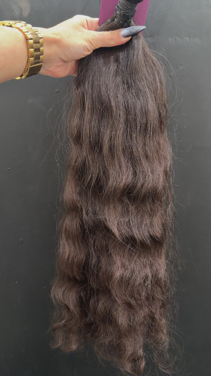 BULK VIRGIN SLAVIC CURLY 51cm : 125g