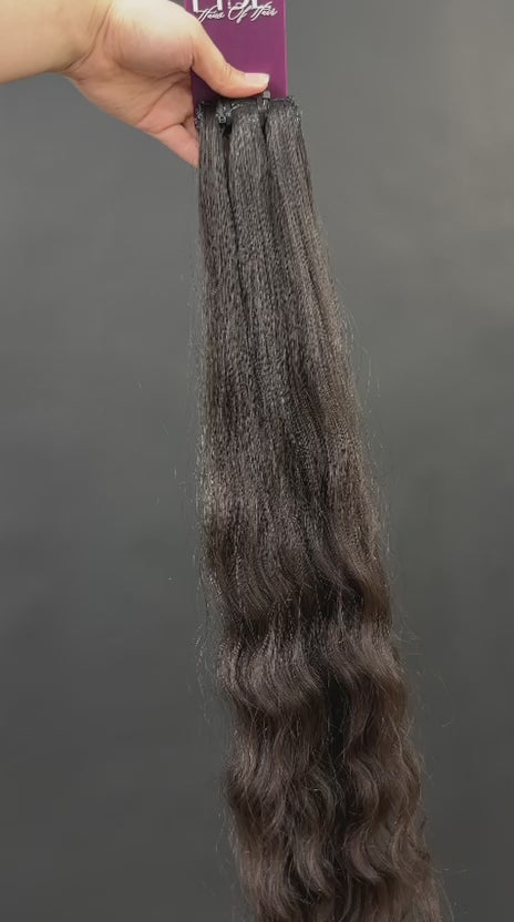 PRE-BONDED VIRGIN SLAVIC DEEP WAVE 62cm : 102g