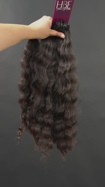 PRE-BONDED VIRGIN SLAVIC CURLY 49cm : 78g