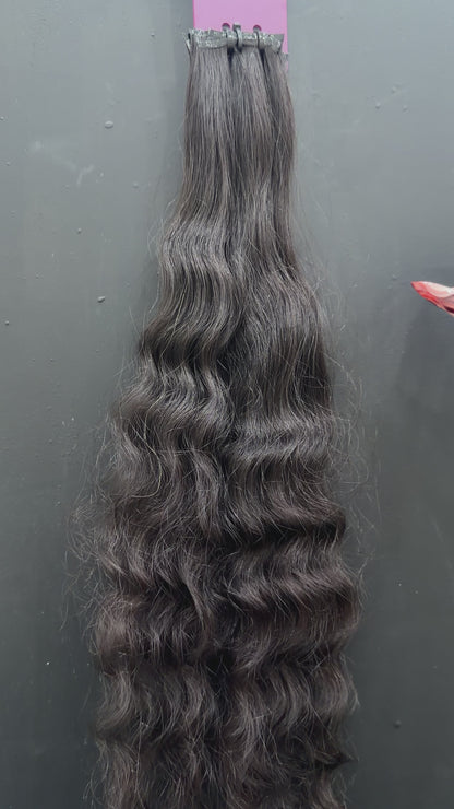 PRE-BONDED VIRGIN SLAVIC CURLY 58cm : 59g