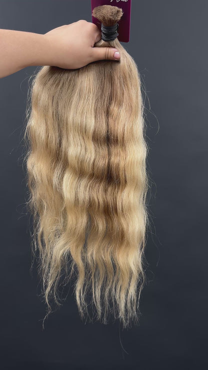 BULK COLORED SLAVIC SLIGHT WAVE 50cm : 116g