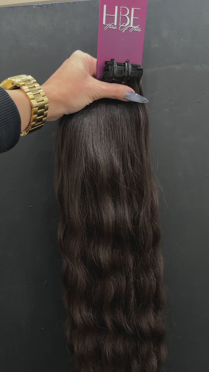 PRE-BONDED VIRGIN SLAVIC DEEP WAVE CURLY 60cm : 60g