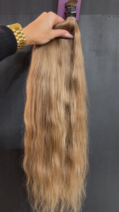 BULK COLORED SLAVIC SLIGHT WAVE 60cm : 139g