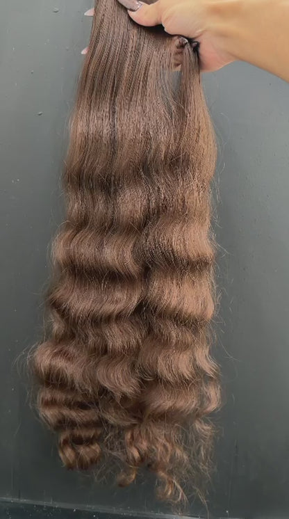 VIRGIN SLAVIC CURLY 63cm : 73g