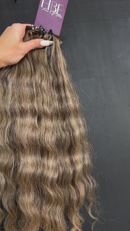 PRE-BONDED COLORED SLAVIC DEEP WAVE 49cm : 80g
