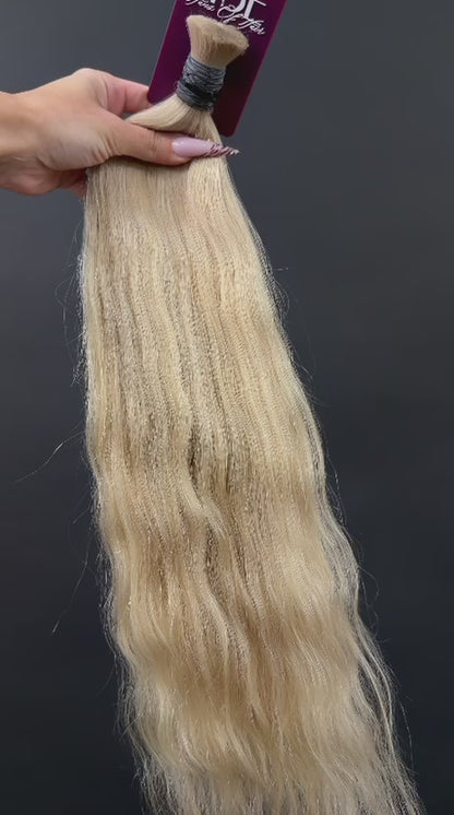 BULK COLORED SLAVIC SLIGHT WAVE 57cm : 147g