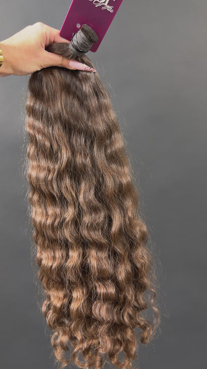 BULK VIRGIN SLAVIC CURLY 53cm : 177g