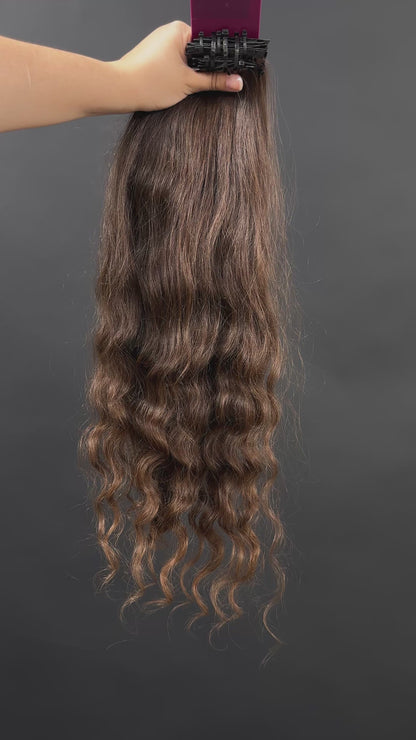 PRE-BONDED VIRGIN SLAVIC CURLY 53cm : 104g