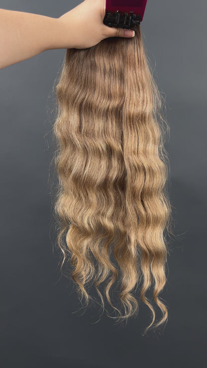 PRE-BONDED COLORED SLAVIC DEEP WAVE 47cm : 62g