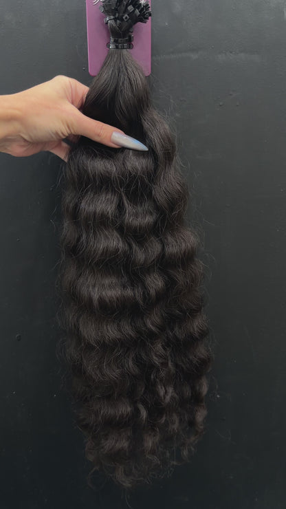 VIRGIN SLAVIC CURLY 55cm : 65g
