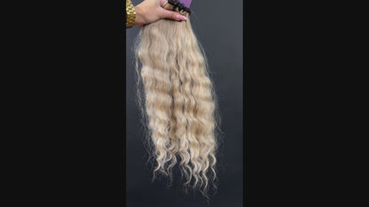 PRE-BONDED COLORED SLAVIC CURLY 45cm : 66g