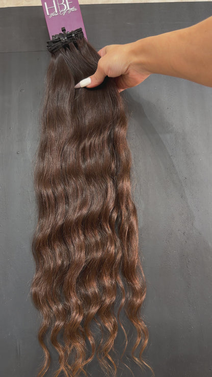 PRE-BONDED VIRGIN SLAVIC WAVY 50cm : 79g