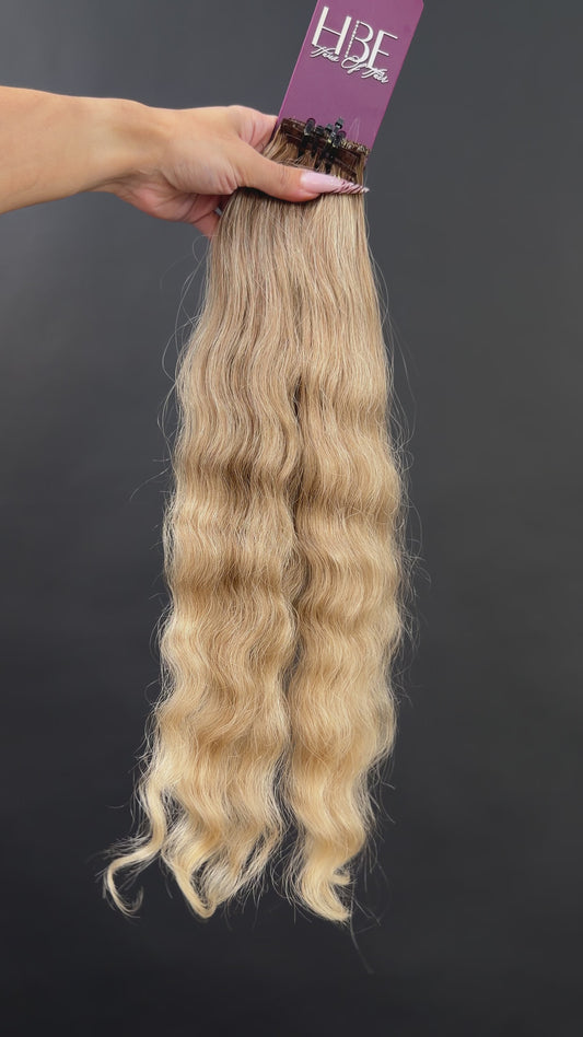 PRE-BONDED VIRGIN SLAVIC CURLY 46cm : 67g