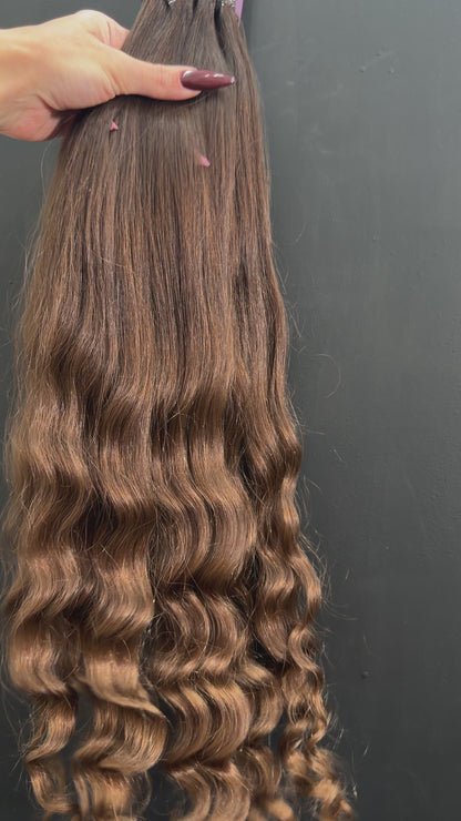 VIRGIN SLAVIC CURLY 55cm : 93g