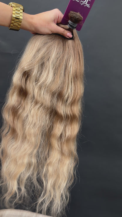 BULK COLORED SLAVIC WAVY 54cm : 127g