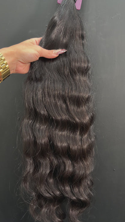 VIRGIN SLAVIC DEEP WAVE/CURLY 62cm : 180g