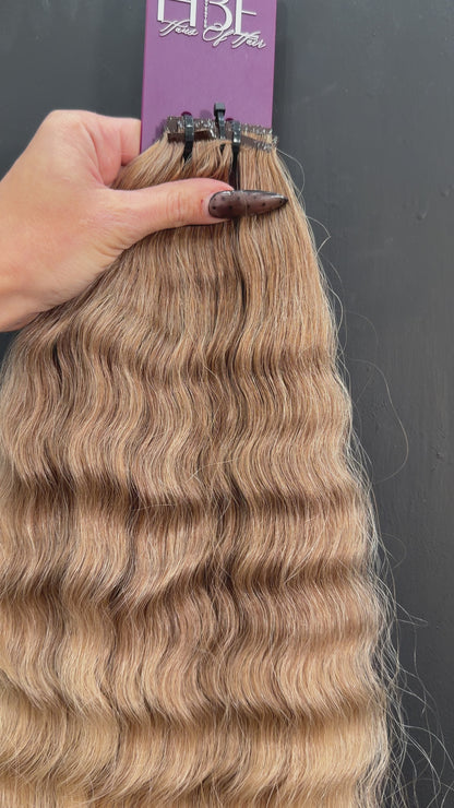 COLORED SLAVIC MIX BLEND CURLY 50cm : 58g