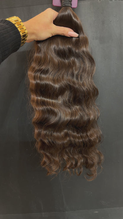 BULK VIRGIN SLAVIC CURLY 52cm : 142g