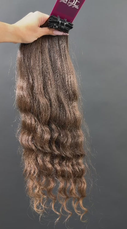 PRE-BONDED VIRGIN SLAVIC DEEP WAVE 53cm : 84g