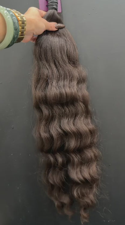VIRGIN SLAVIC DEEP WAVE/CURLY 61cm : 133g