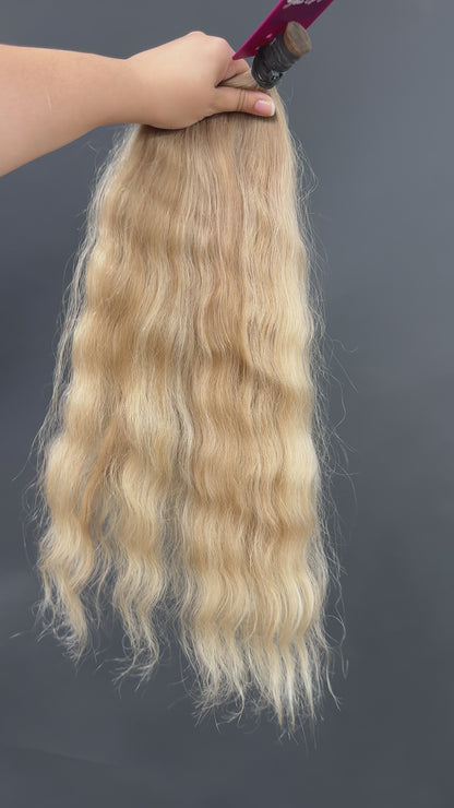 BULK COLORED SLAVIC WAVY 56cm : 124g
