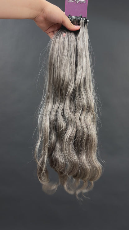 PRE-BONDED VIRGIN SLAVIC SLIGHT WAVE 49cm : 64g