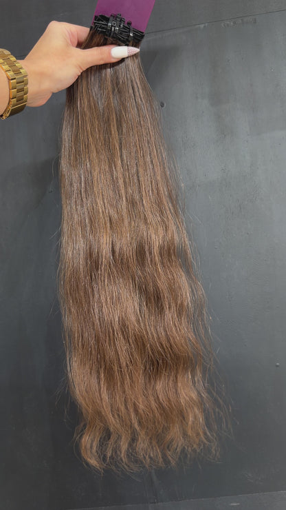 PRE-BONDED VIRGIN SLAVIC NATURAL WAVE 51cm : 61g